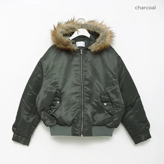 Fur Hooded Jumper