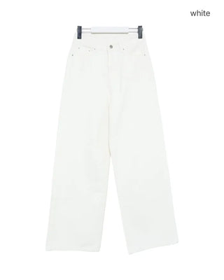 Wide cotton pants