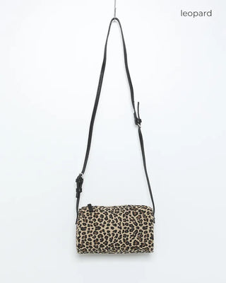 Suede mini handbag