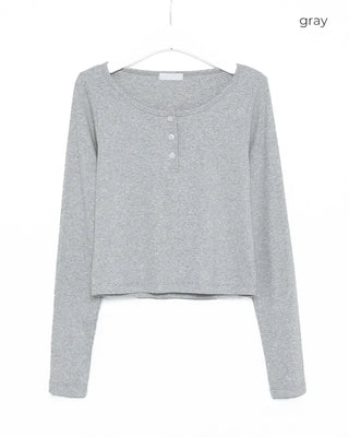 Half-button T-shirt