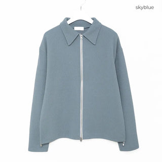 2-way zip knit cardigan