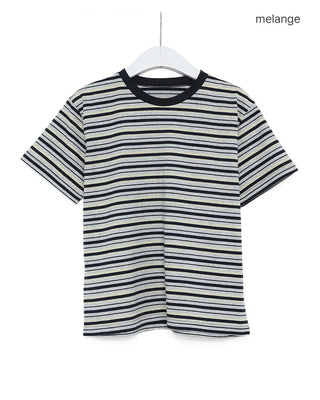 Multi-border ringer T-shirt