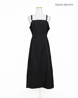 Denim bustier dress