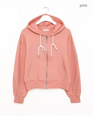 Hooded double zip-up