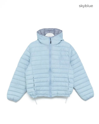 (Unisex) Hooded Light Down Jacket