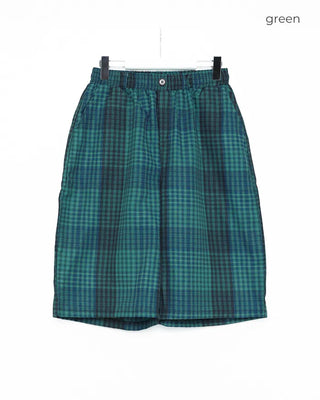 Checked Bermuda Pants