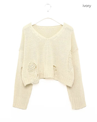 Vintage Cropped Knit