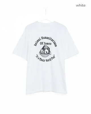 Puppy Lettering Short-Sleeved T-Shirt