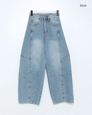 Wide-leg collar pants