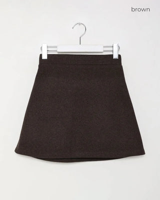 A-line mini skirt