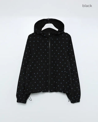 Polka Dot Mountain Hooded Parka