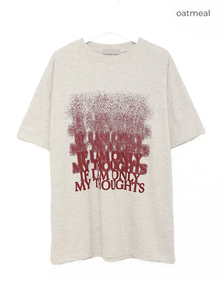 (Unisex) Gradient Lettering T-Shirt
