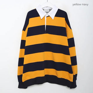 Unisex striped color sweatshirt