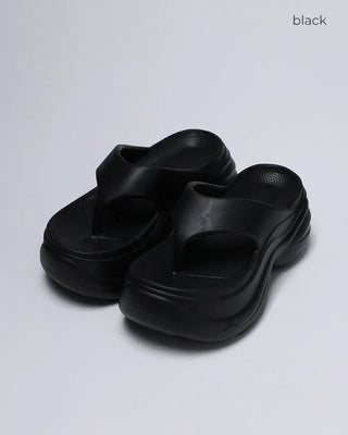 Volume high-soled flip-flops