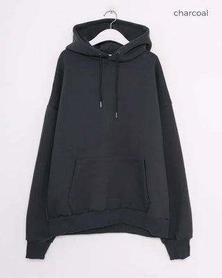 Loose-fit colored hoodie