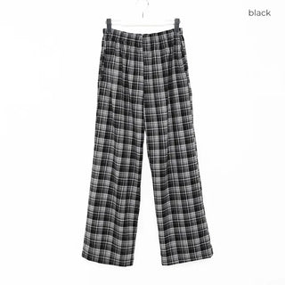 Checked Banding Pants