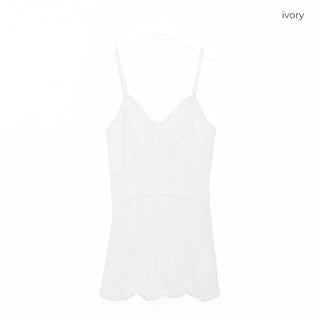 Frilled sleeveless mini dress