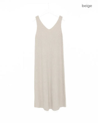 Bustier knit long dress