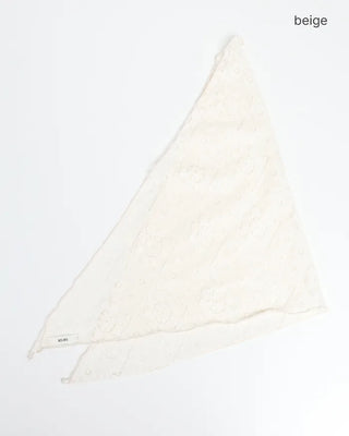 Flower Square Crochet Scarf