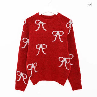 Ribbon Round Knit