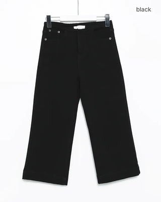 Low-rise capri pants