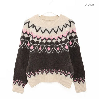 Heart Nordic Knit