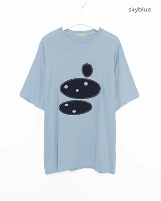 Oval Patch Oversized T-Shirt