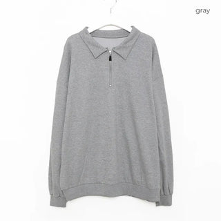 Half-zip sweatshirt