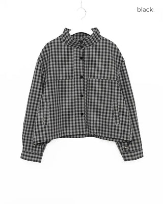 Checked string jacket
