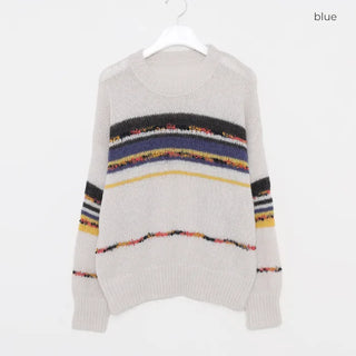 Multi-border color weaving knit