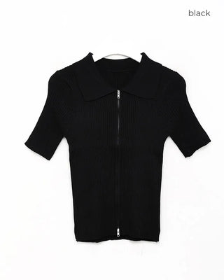 Compact 2-way zip-up