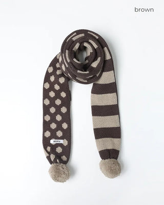 Dot Point Border Scarf