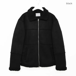 (Unisex) Dumble Suede Eco-Sheepskin Jacket