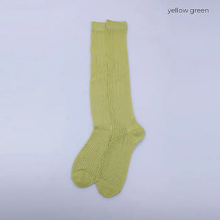 See-through knee-high socks