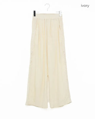 Side lace sweatpants
