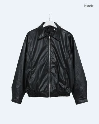 Colored leather jacket