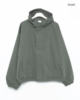 Hooded windbreaker