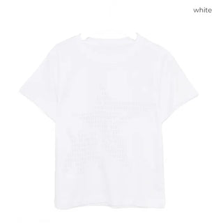 Polka dot print T-shirt