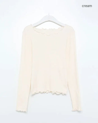 Punching Wave Point Long Sleeve T-Shirt