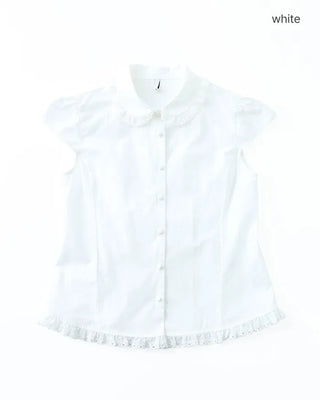 [1st Re-release] (ORIGINAL) Lace Ribbon Slim Blouse