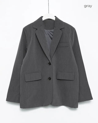 Back slit flap pocket jacket