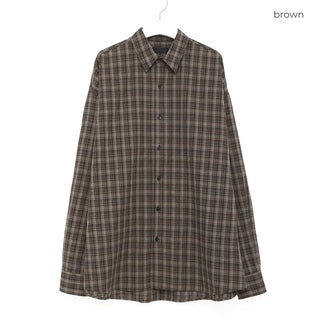 (Unisex) Check Conan Winter Shirt