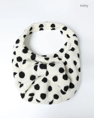 Dot Big Ribbon Boa Bag