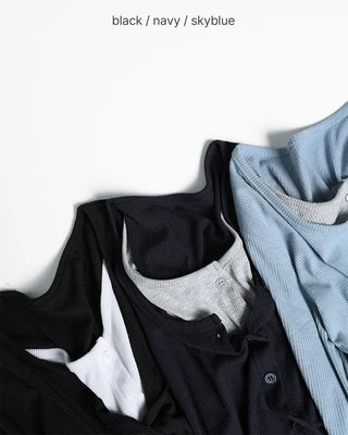 Layered crop cardigan