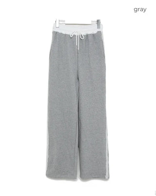 Lace-line sweatpants