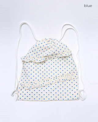 Polka Dot Frill Knapsack