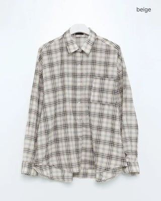 Checked overshirt