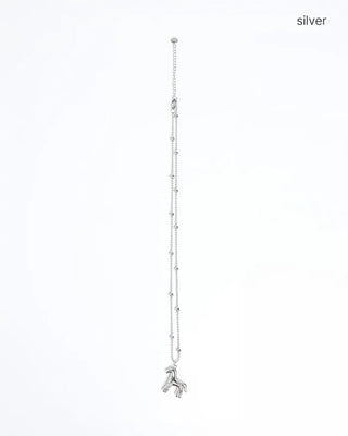 Horse charm necklace
