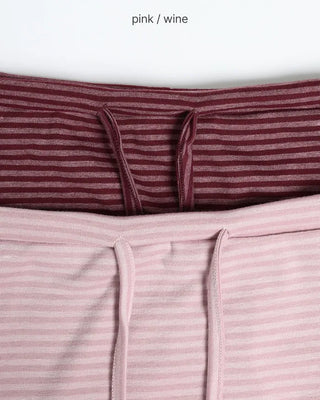 Striped strap long skirt
