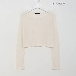 Sheer basic knit
